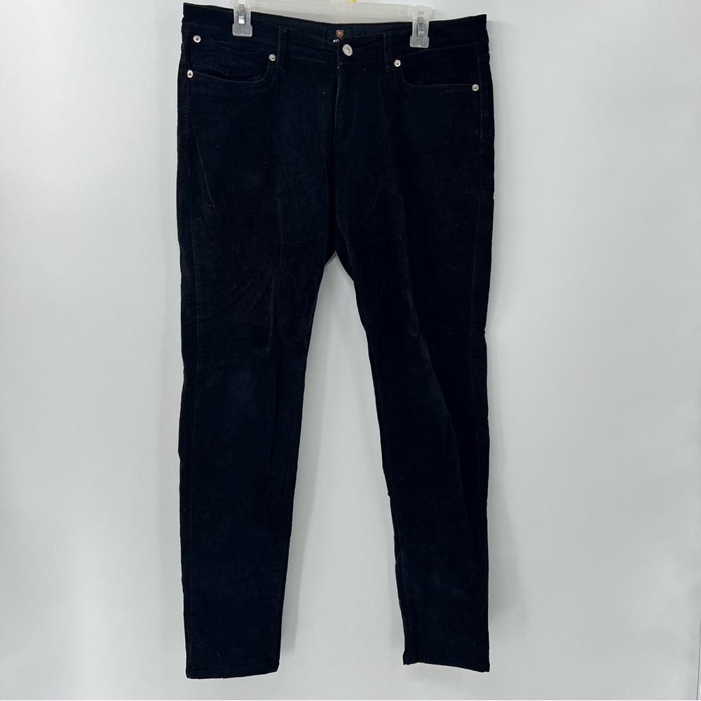 Woods Classics Corduroy Pants Mens 32 Black Tapered 100% Cotton Vintage 90s